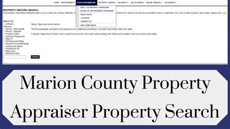 Marion County Property Tax Search