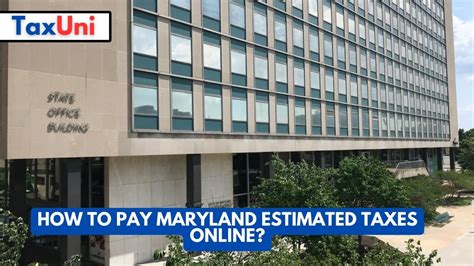 Maryland Taxes Payment