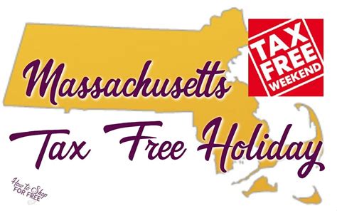 Massachusetts Tax Free Weekend Has Arrived Here S What To Know