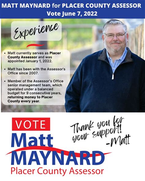 Matt Maynard Placer County Assessor At Placer County Linkedin Matt Maynard Placer County Assessor At Placer County Linkedin