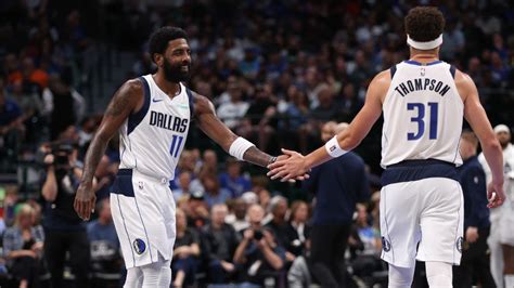 Mavericks Amp 39 Kyrie Irving Gives Advice For Klay Thompson Amp 39 S Warriors Homecoming