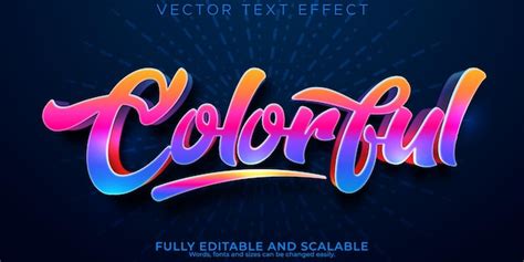 Me Modern And Colorful Editable Text Effect Generator
