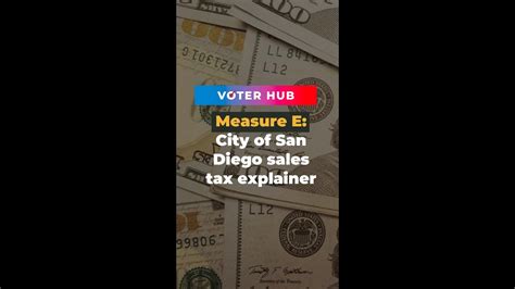 Measure E City Of San Diego Sales Tax Explainer Youtube Measure E City Of San Diego Sales Tax Explainer Youtube