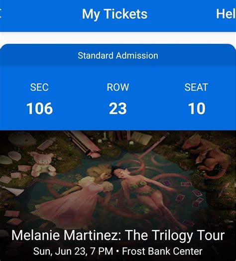 Melanie Martinez Ticket Concert R Melaniemartinez
