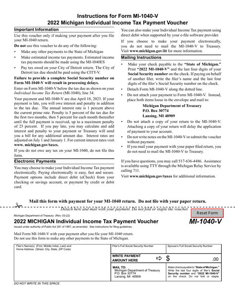 Michigan Income Tax Payment