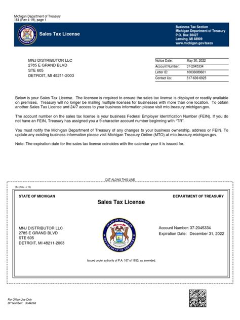 Michigan Retailer Sales Tax License Window Decal Draper Allen 1939 Very Rare