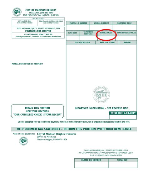 Millage Taxable Value Calculator Madison Heights Mi Millage Taxable Value Calculator Madison Heights Mi