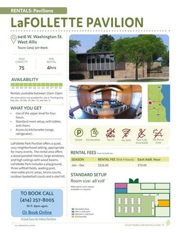 Milwaukee County Parks Rentals Guide By Mkecoparks Issuu