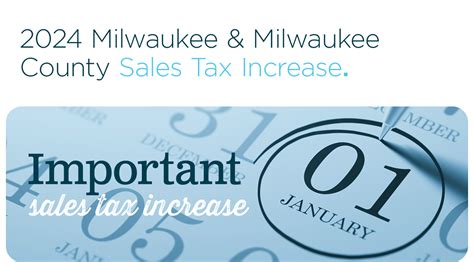 Milwaukee Milwaukee County Sales Tax Increase Begins January 1