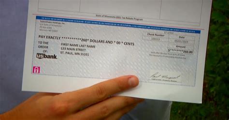 Minnesota Reissuing Nearly 150 000 Expired One Time Tax Rebate Checks Cbs Minnesota