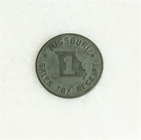 Missouri Sales Tax Receipt Coin