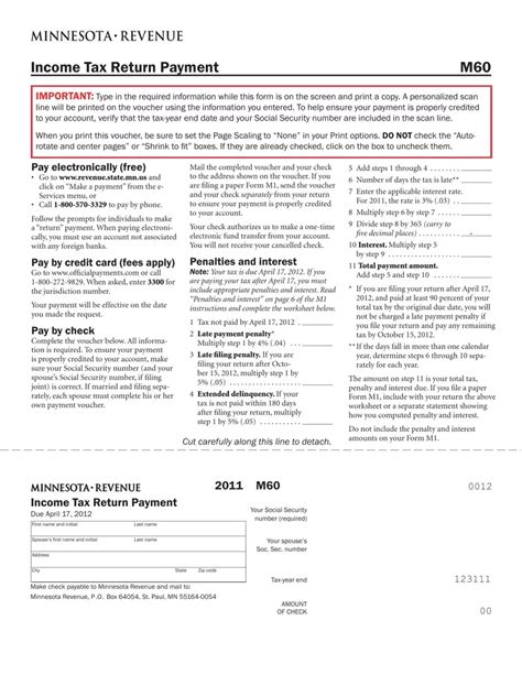Mn Tax Return Payment Fill Out Printable Pdf Forms Online Mn Tax Return Payment Fill Out Printable Pdf Forms Online