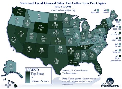Monday Map State And Local Sales Tax Collections
