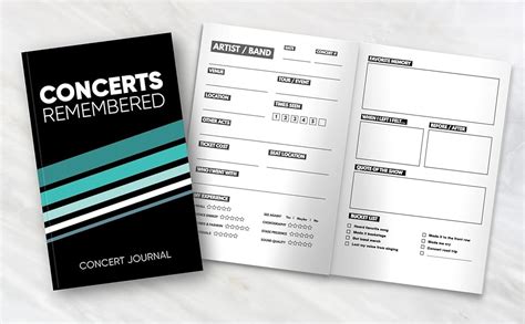My Concert Journal Concert Ticket Album And Logbook Preserve The Memories Of Your Favorite Concerts 8X10 Inches 111 Pages Marrow Ava Amazon Com Books My Concert Journal Concert Ticket Album And Logbook Preserve The Memories Of Your Favorite Concerts 8X10 Inches 111 Pages Marrow Ava Amazon Com Books