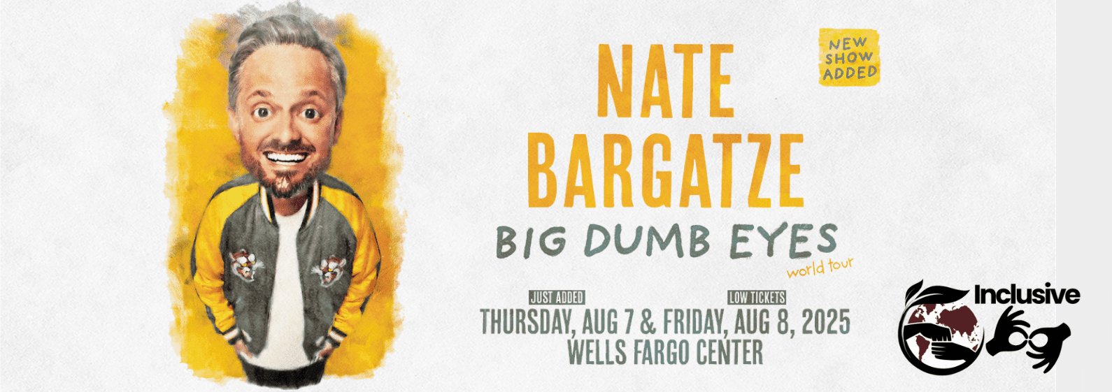 Nate Bargatze Big Dumb Eyes World Tour Rocket Arena Nate Bargatze Big Dumb Eyes World Tour Rocket Arena
