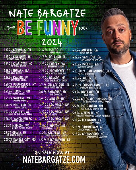 Nate Bargatze Tour Dates 2024: Complete Schedule and Ticket Info