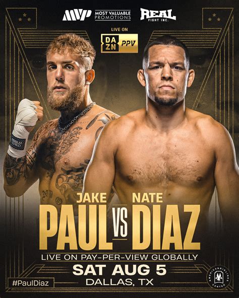 Nate Diaz Vs Jake Paul Fight Official Boxing Match Set For August 5Th Nate Diaz Vs Jake Paul Fight Official Boxing Match Set For August 5Th