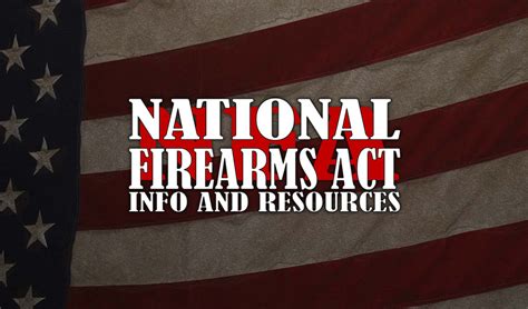 National Firearms Act Nfa And Silencer Laws Divide Gun Company