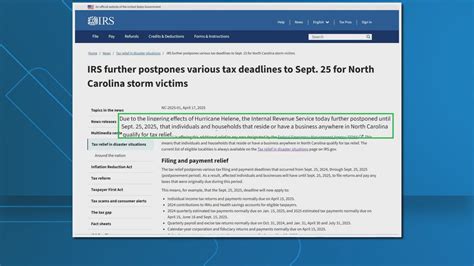 Nc Tax Deadline