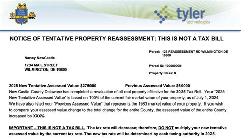 Ncco Property Reassessment Letter Goes Out Unwarranted Fury Ensues Delaware Live News