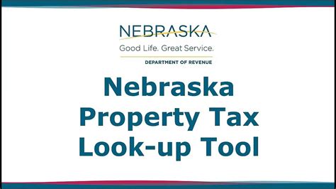 Nebraska Property Tax Lookup Tool