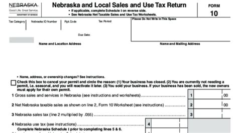 Nebraska State Sales Tax