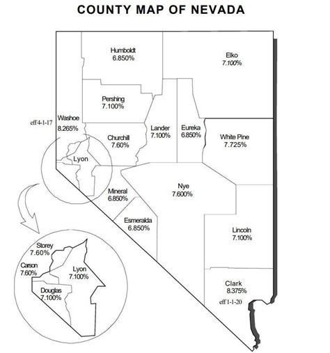 Nevada Sales Taxes Which Counties Are Highest And National Rank Nevada Sales Taxes Which Counties Are Highest And National Rank