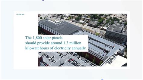 New 1 3 Million Kw Solar System Mcrae Ave Parking Garage Youtube