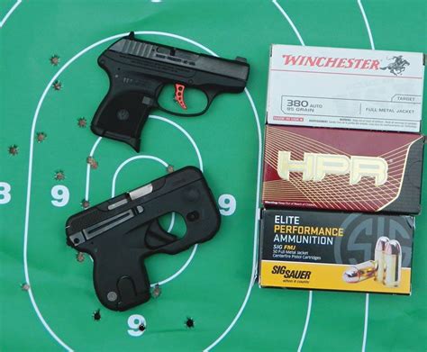 New 380 Acps Rugers Lcp C And Taurus Curve Shoot It Out Gun Tests