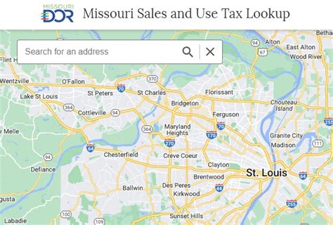 New Interactive Map Shows Missouri Sales Tax Rates