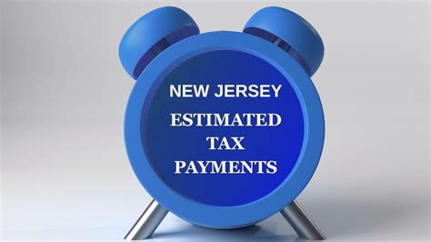 New Jersey Estimated Tax Payments