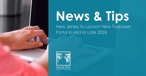 New Jersey Tax Portal Can't Login