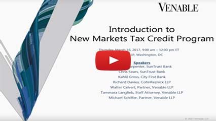 New Markets Tax Credits Overview For Nonprofit Organizations Insights Venable Llp