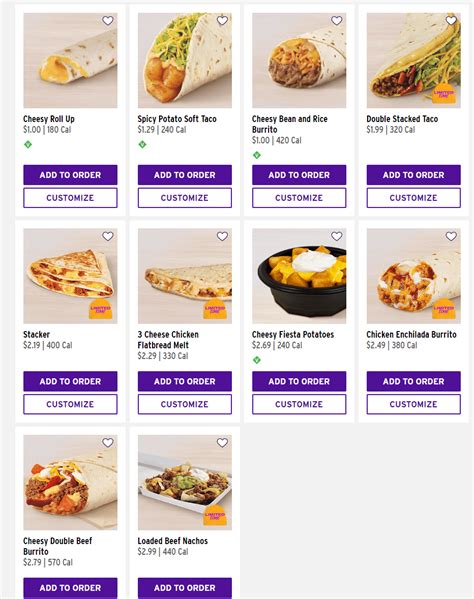 New Value Menu Veggie Byo Box R Tacobell