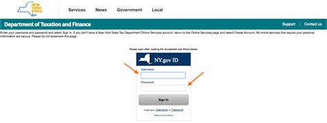 New York What Is My State Login And Passcode Taxjar Support
