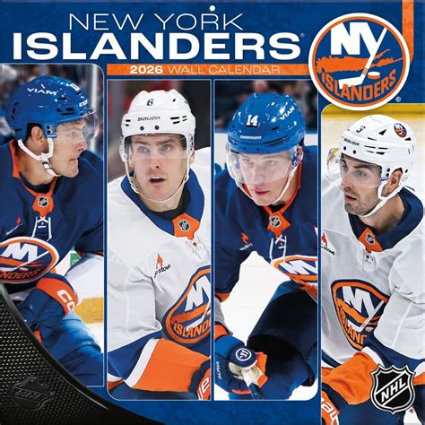 Nhl New York Islanders 2025 Wall Calendar Calendars Com