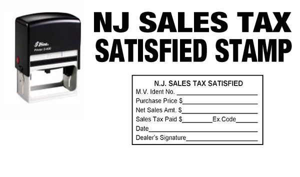 Nj Sales Tax