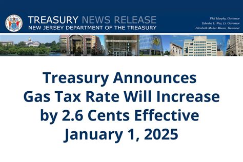 Nj Treasury Announces Gas Tax Rate Will Decrease By 8 3 Cents Effective Oct 1 Nbc New York