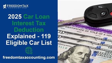 No Tax On Car Loan Interest Under The New Law Not Exactly