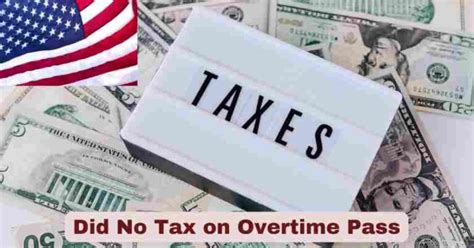 No Tax On Overtime Start Date