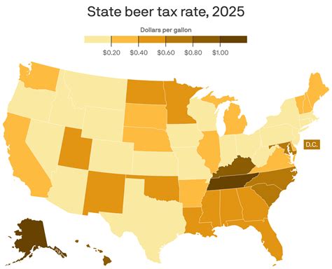 North Carolina Beer Taxes Rank 6Th Nationally Axios Charlotte