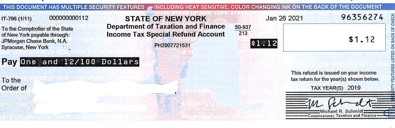 Ny Sends Tiny Checks To Pay Interest On Last Year S Tax Refund Syracuse Com Ny Sends Tiny Checks To Pay Interest On Last Year S Tax Refund Syracuse Com