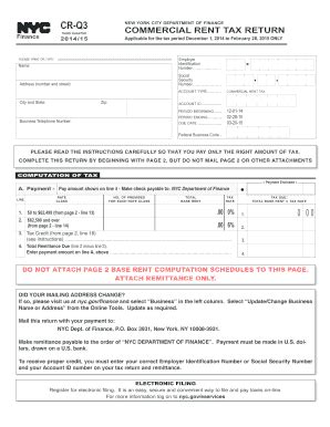 Nyc Commercial Rent Tax