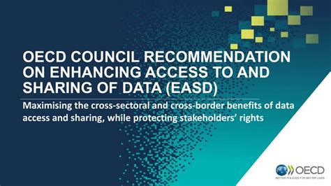 Oecd Recommendation On Enhancing Access To And Sharing Of Data 2021 Oecd Recommendation On Enhancing Access To And Sharing Of Data 2021