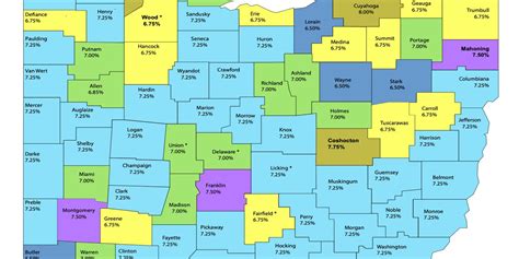 Ohio Sales Tax By County