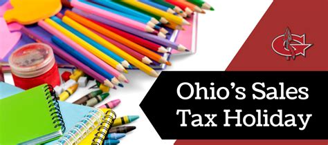 Ohio Sales Tax Holiday July 30 Aug 8 Goshen Local School District