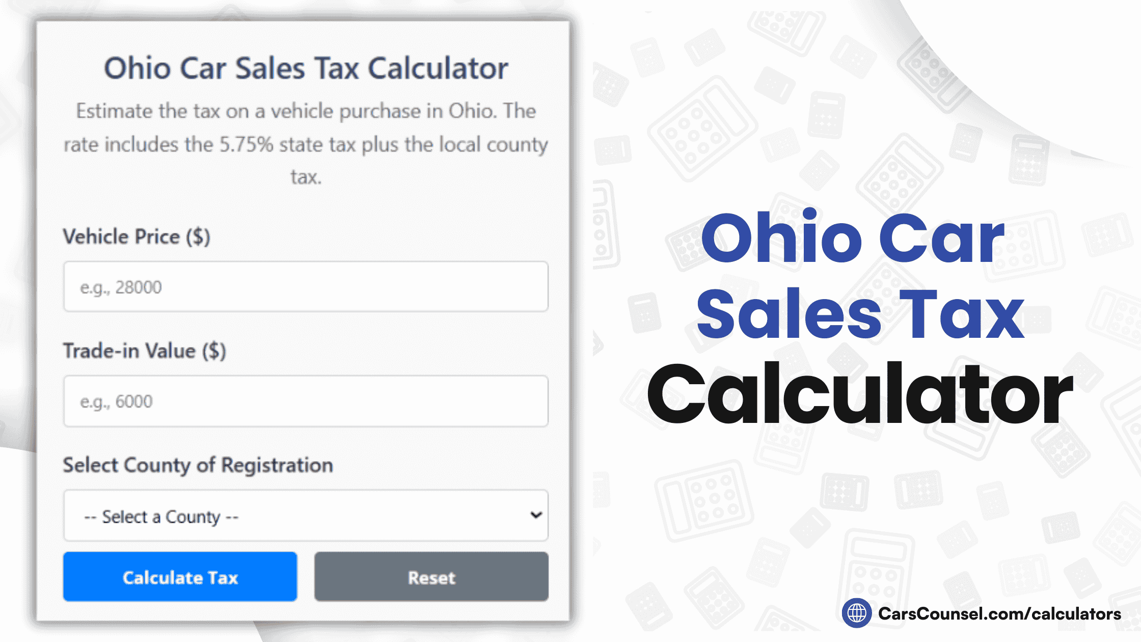 Ohio Vehicle Sales Tax