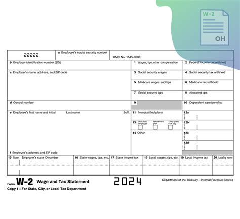 Ohio W 2 Form Filing Requirements For 2024