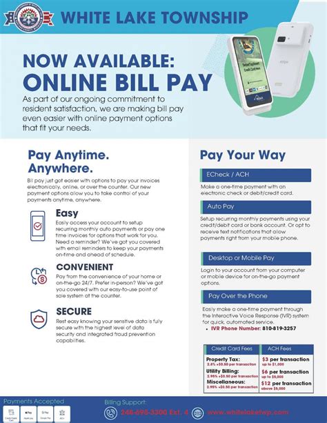 Online Payments White Lake Township Mi