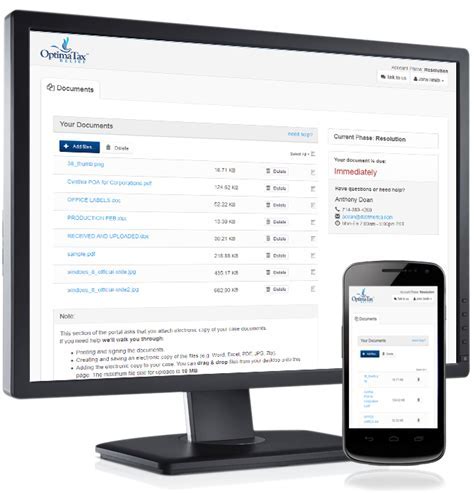 Optima Tax Relief Portal